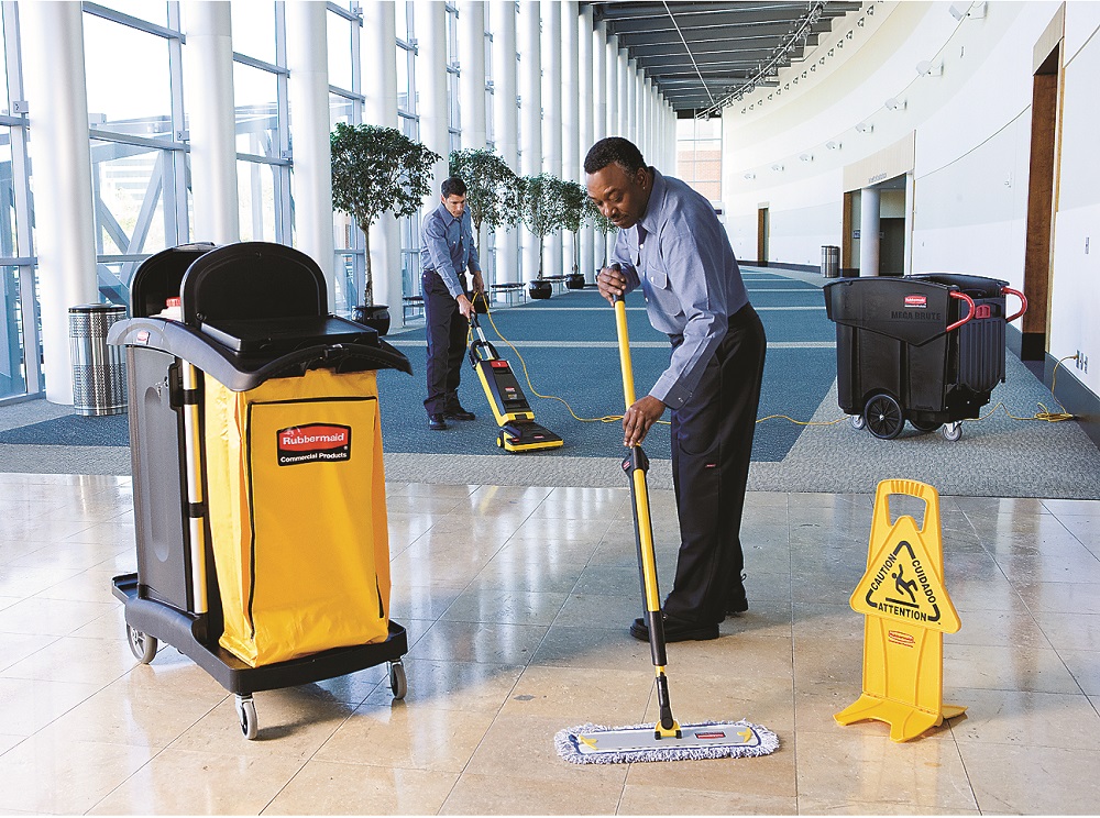 janitorial equipment and cleaning supplies